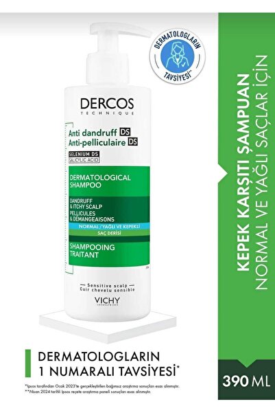 RAFREYON Orjinal Dercos - Kepek Karşıtı Şampuan - Normal ve Yağlı Saçlar İçin...