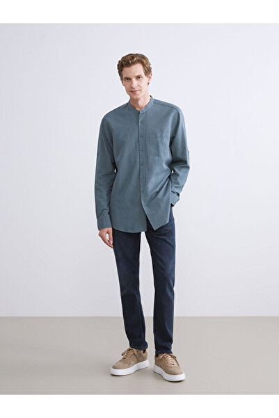 LC Waikiki Selecții strălucitoare de la Shining Store |   Cămăși pentru bărbați din popelin cu mâneci lungi, cu o formă obișnuită