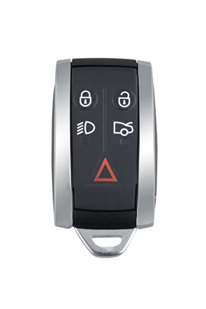 TECHSTAR Carcasă cheie auto Jaguar cu 5 butoane, compatibilă cu modelele Jaguar XF, XFR, XK, XKR, X-Type, S-Type,