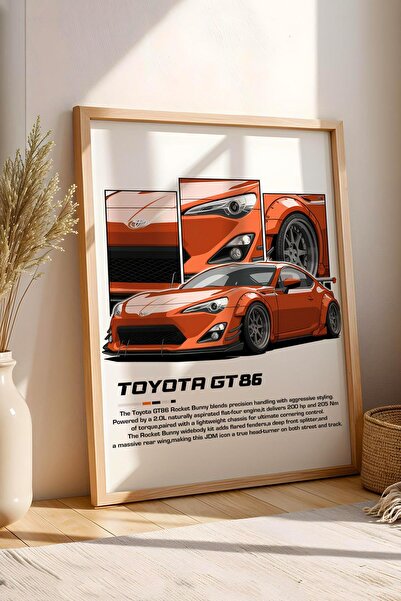 Saturn Τραπέζι με πλαίσιο Toyota GT86 - Αφίσα αυτοκινήτου Toyota