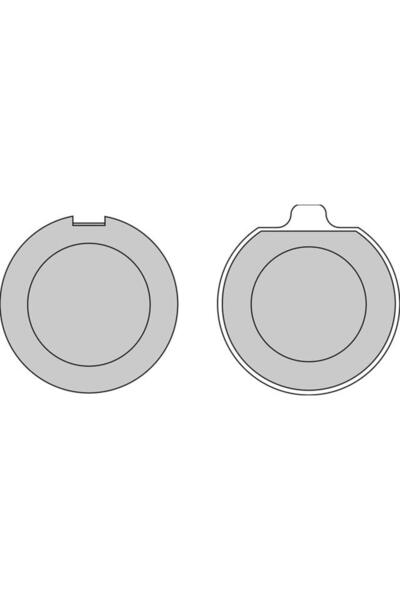 FERODO Set plăcuțe frână organice FDB150P pentru motociclete - Racing, compat...