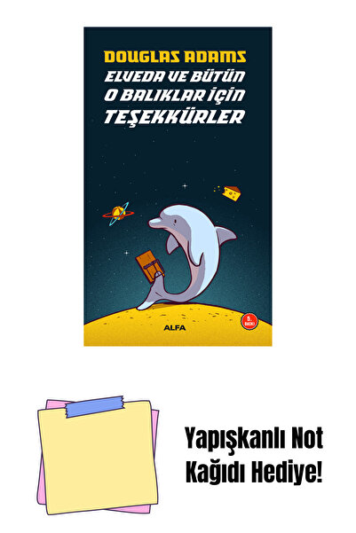 Alfa Yayınları وداعًا وشكرًا لك على كل الأسماك + ورق ملاحظات لاصق