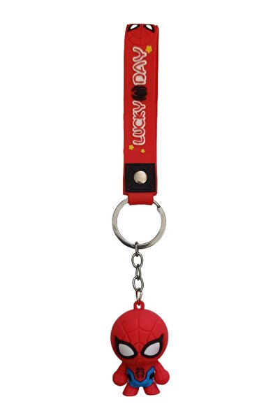 ALGYŞR سلسلة مفاتيح صغيرة على شكل شخصية سبايدر مان