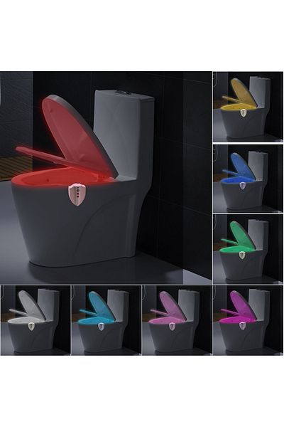 FizioTab UV LED WC lamp with sterilization function, Light, motion sensor, batteries included