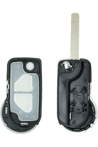 TECHSTAR Carcasă cheie auto tip lamă cu 2 butoane, compatibilă cu Citroen DS3, C3, VA2 Blade