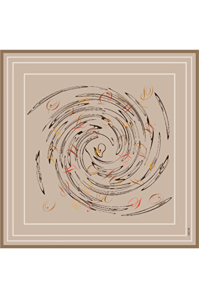 Aker Sonbahar Kış Sezonu-İpek Krep Saten Eşarp - Sura - 9091701 - 332