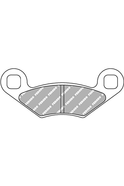 FERODO Set plăcuțe frână sinterizate off-road ATV - Racing FDB2055SG, compati...