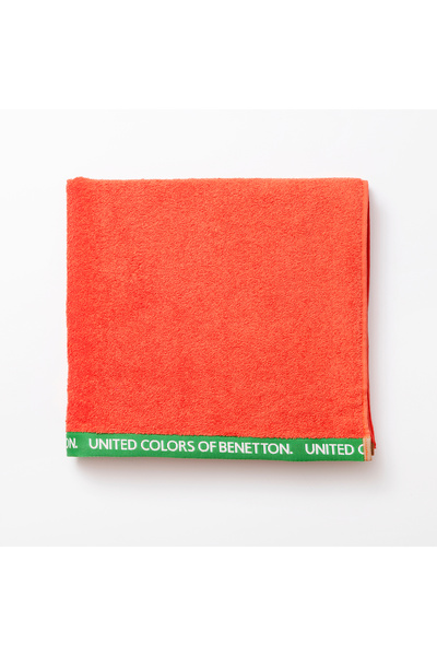 Benetton Beach Towel Unisex Red 90 X 165 cm