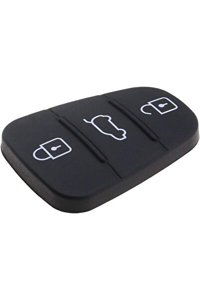 TECHSTAR Membrană de cauciuc pentru cheie auto cu 3 butoane – Compatibilă cu ...