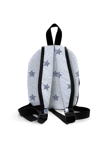 Kokopatik White Denim Pattern Medium Size Nursery Bag
