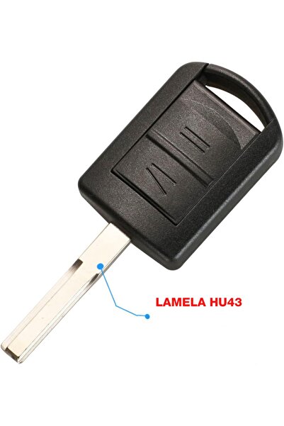 TECHSTAR Carcasă cheie auto pentru Opel Astra H, Zafira B, Vectra C, Meriva - 2 butoane