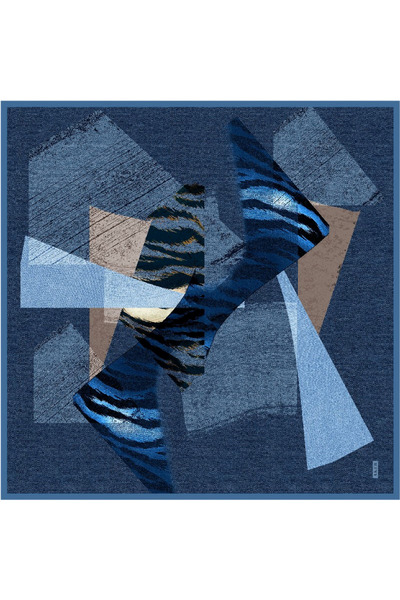 Aker موسم الخريف والشتاء - وشاح حرير كريب ساتان - سُرا - 9081701-321