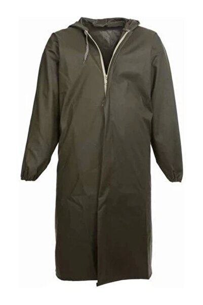 IVORA WEAR Port, Hunter, Fisherman, Courier Hooded Top Coat Raincoat - Khaki
