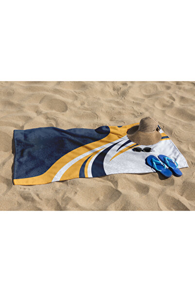 Home Modern Striped Digital Printed Beach Bathroom Seaside Towel