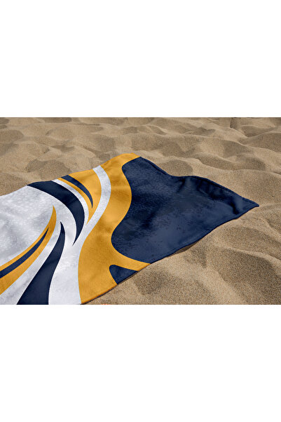Home Modern Striped Digital Printed Beach Bathroom Seaside Towel
