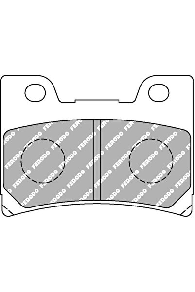 FERODO Set plăcuțe frână organice moto FDB637P - Racing, compatibil cu Yamaha...