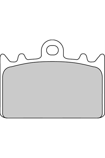 FERODO Set Plăcuțe Frână Organice Moto FDB741P - Racing pentru Kawasaki ZXR 4...