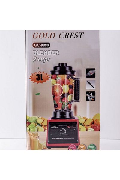 Gold Crest Goldcrest 3L Blender with Extra Cup and 1000W Salad Grinder Model GC-9880