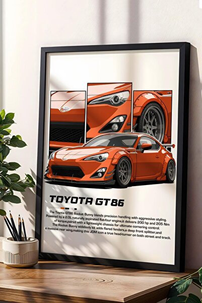 Saturn Τραπέζι με πλαίσιο Toyota GT86 - Αφίσα αυτοκινήτου Toyota
