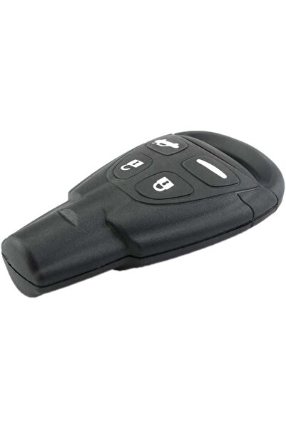 TECHSTAR Carcasă cheie auto, compatibilă cu Saab 9-3, 9-5 (2003-2011), 4 butoane, fabricată din material durabil