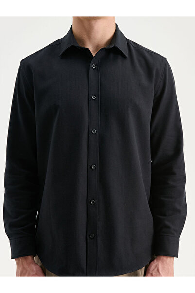 LC Waikiki Timeless Advice |   Regular Fit Long Sleeve Dobby Men's Shirt