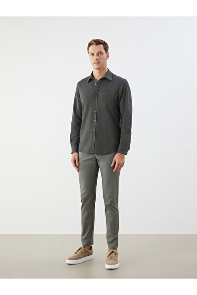 LC Waikiki Блискучі вибори від Shining Store | Чоловіча сорочка з довгими рукавами Regular Fit