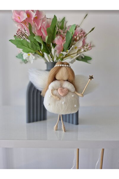 RENKLİ DİZAYN El yapımı keçe peri kızı