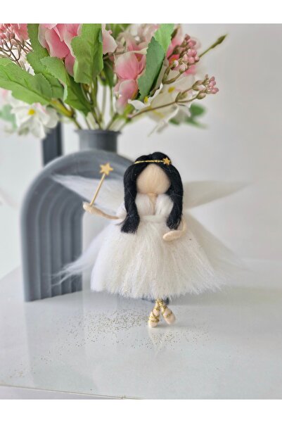 RENKLİ DİZAYN El yapımı keçe peri kızı,keçe bebek