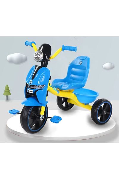 Toybox Tricycle For Toddlers, Kids Trike For 2-5 Years, Three Wheel Bike With Basket, Blue