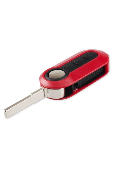 TECHSTAR key case for Fiat, Citroen and Peugeot with 3 buttons, Compatible with 500, Panda, Ducato
