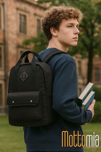 mottomia Unisex Water Resistant School and Laptop Backpack – Large Size, Multi-Compartment, Orthopedic, Travel Compatible