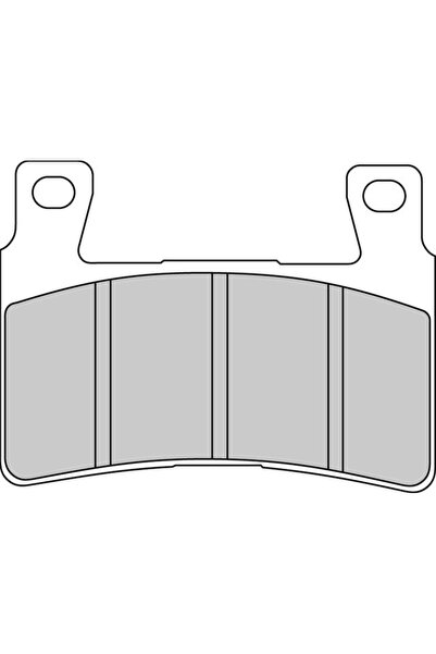 FERODO ORGANIC BRAKE PADS SET FDB2114P FOR MOTORCYCLE - RACING, COMPATIBLE WI...