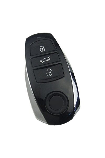 TECHSTAR Carcasă cheie cu 3 butoane pentru VW Touareg 7P (2010–2018) – compatibilă cu lama HU66 –