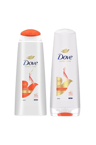 Dove Set Sampon Long & Radiant 400 ml si Balsam 350 ml