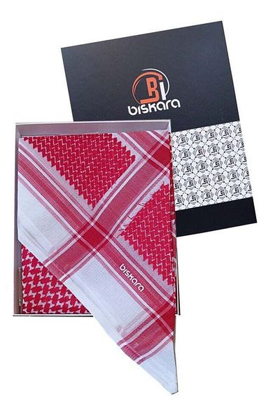 Bisk Pescara Red Casual Shemagh