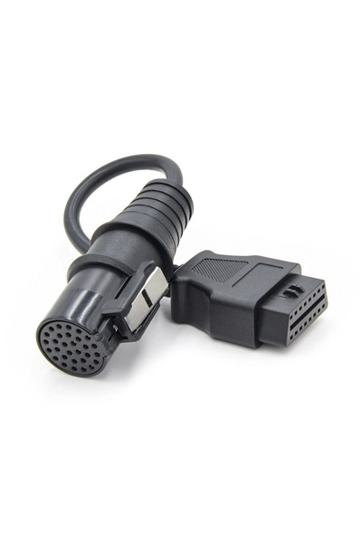 TECHSTAR ® Adapter Cable, Aftermarket, Compatible with IVECO Utility Vehicles, 30 Pin to OBD2 16 Pin