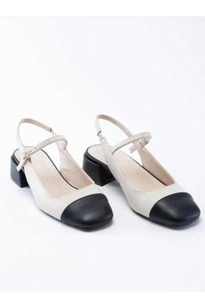 Glamor Store Comfortable black square heel shoes