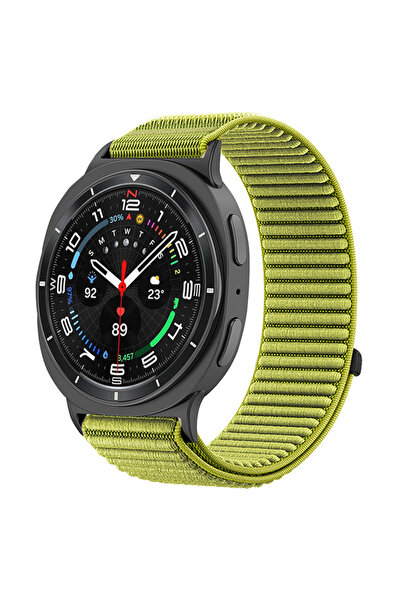 İncisoft Galaxy Watch 8 40mm/watch 8 44mm/classic 46mm Uyumlu Hasır Örgü Doku...