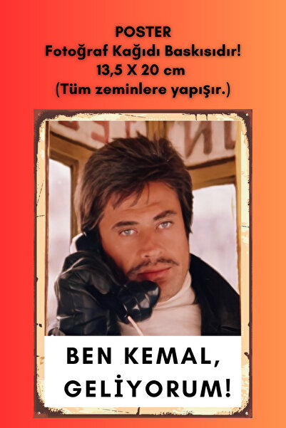 Organik Yolda بن كمال، آتي! ملصق يلصق على جميع الأرضيات، مقاس A4، 13.5 × 20 سم