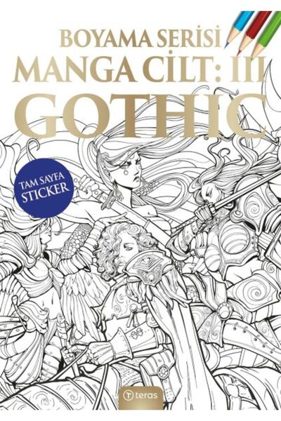 Genel Markalar Manga Boyama Cilt III: Gothic Teras Kitap (Korunaklı Poşetle)