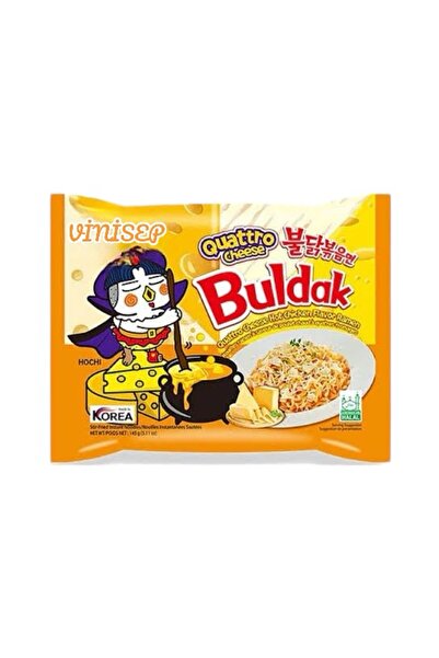vinisep Quattro cheese buldak ramen makarna orjinal kore helal damgalı (KORE KAHVE HEDİYE )