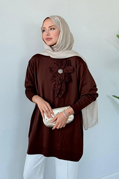 Hazamoda Tunica Dila Zambak Mercerizată Maro