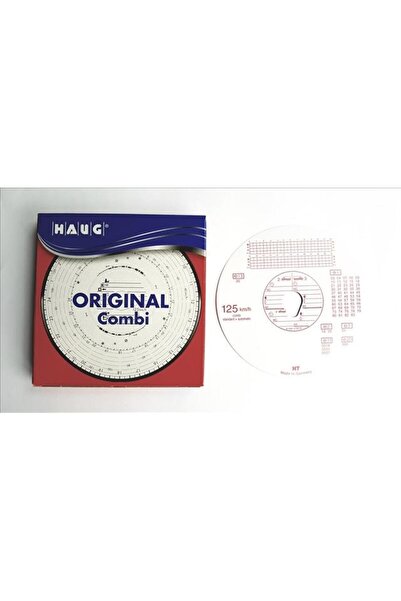 HAUG Set de 100 Diagrame Tahograf Combi 125 km/h