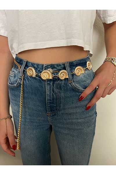 Eksibir Chain Belt Women's Belt Dress Belt Trouser Belt