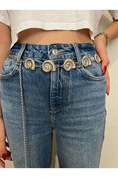Eksibir Chain Belt Women's Belt Dress Belt Trouser Belt