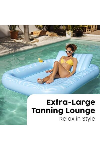 BESTWAY 7' x 61"/2.14m x 1.55m Sun-kissed Tanning Lounger