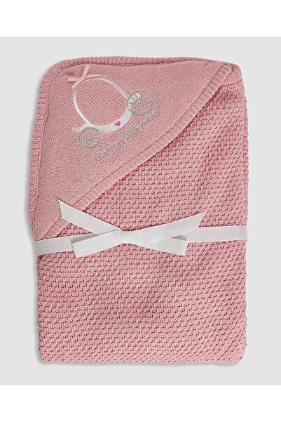 R&B Newborn Embroidered Hooded Wrap/ Blanket