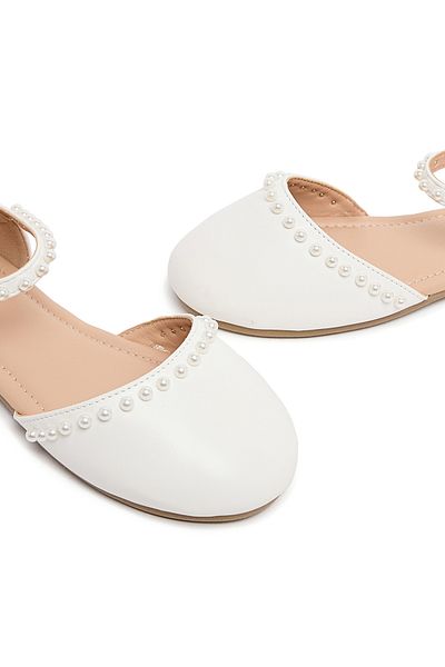 R&B Embellished Ballet Flats