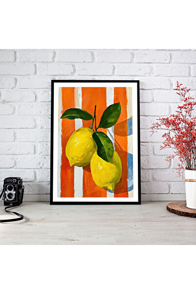 woodsia Εικόνα αφίσας από ξύλο MDF με εμφάνιση μονοκόμματου πλαισίου FRMD TEK...