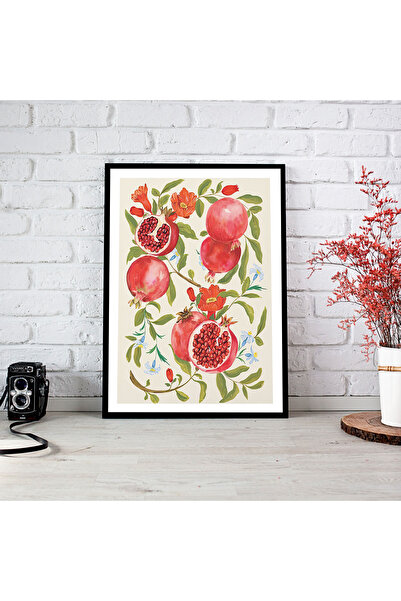 woodsia Tablou cu poster din lemn MDF cu aspect de cadru dintr-o bucată FRMD ...